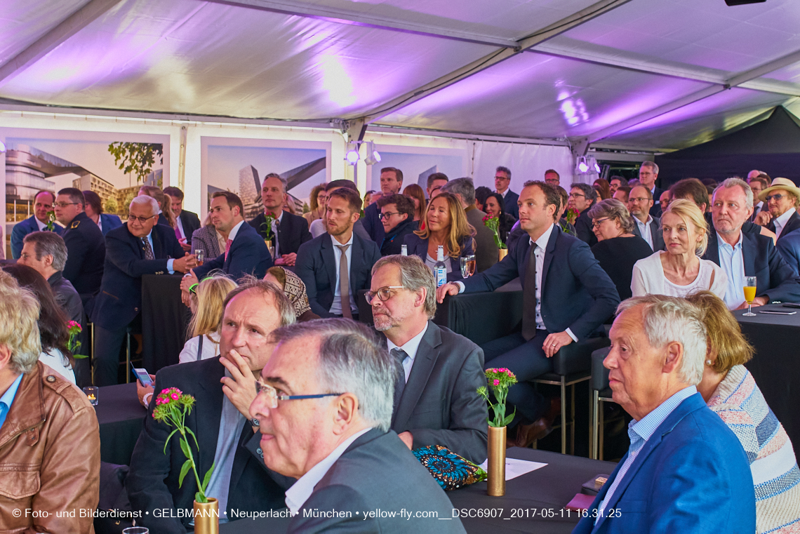 11. Mai 2017 - Grundsteinlegung für die LOGE und dem Kulturquadrat in Neuperlach